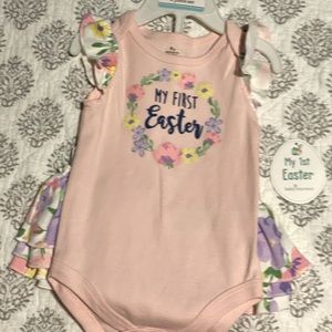 My First Easter. Onesie and Bloomers. NWT